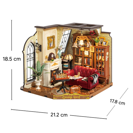 NoviHobby Hobi Köşesi | Led Işıklı Minyatür Maket Ev Seti | Rolife (Catherine's Living Room)