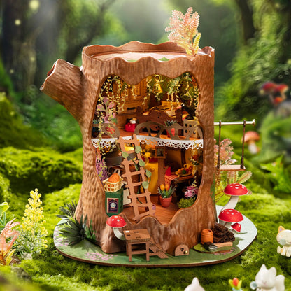 Novihobby Masal Ağacı LED Işıklı Kendin Yap Minyatür Maket Seti Rolife (Fairytale Tree House)