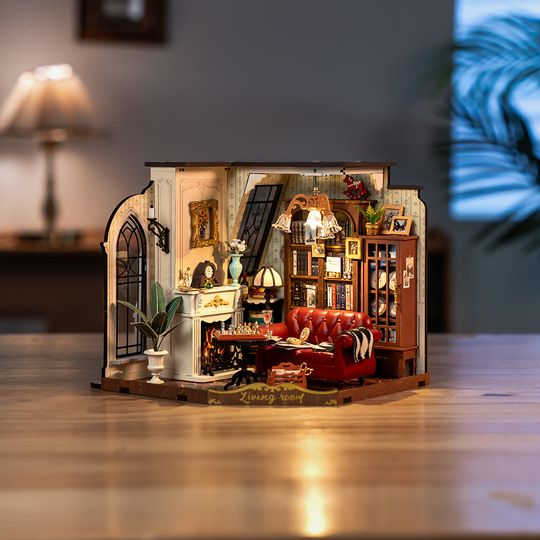 NoviHobby    Hobi Köşesi  | Led Işıklı Minyatür Maket Ev Seti | Rolife (Catherine's Living Room)