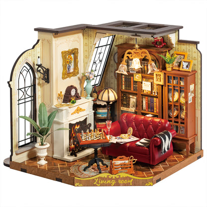 NoviHobby    Hobi Köşesi  | Led Işıklı Minyatür Maket Ev Seti | Rolife (Catherine's Living Room)