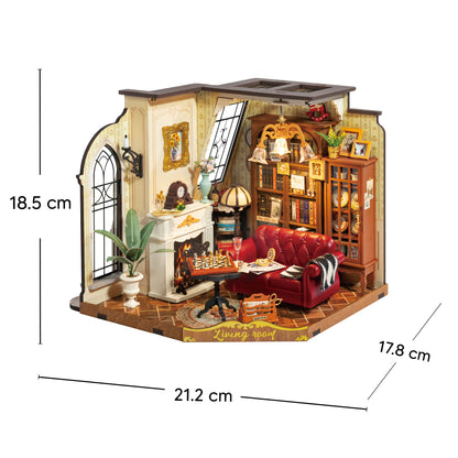 NoviHobby    Hobi Köşesi  | Led Işıklı Minyatür Maket Ev Seti | Rolife (Catherine's Living Room)
