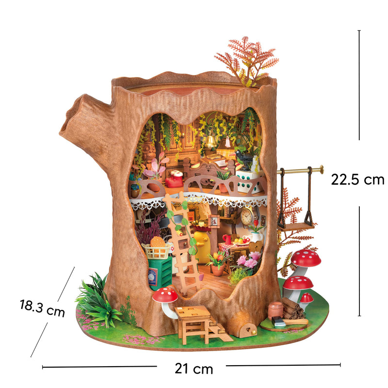 Novihobby Masal Ağacı LED Işıklı Kendin Yap Minyatür Maket Seti Rolife (Fairytale Tree House)