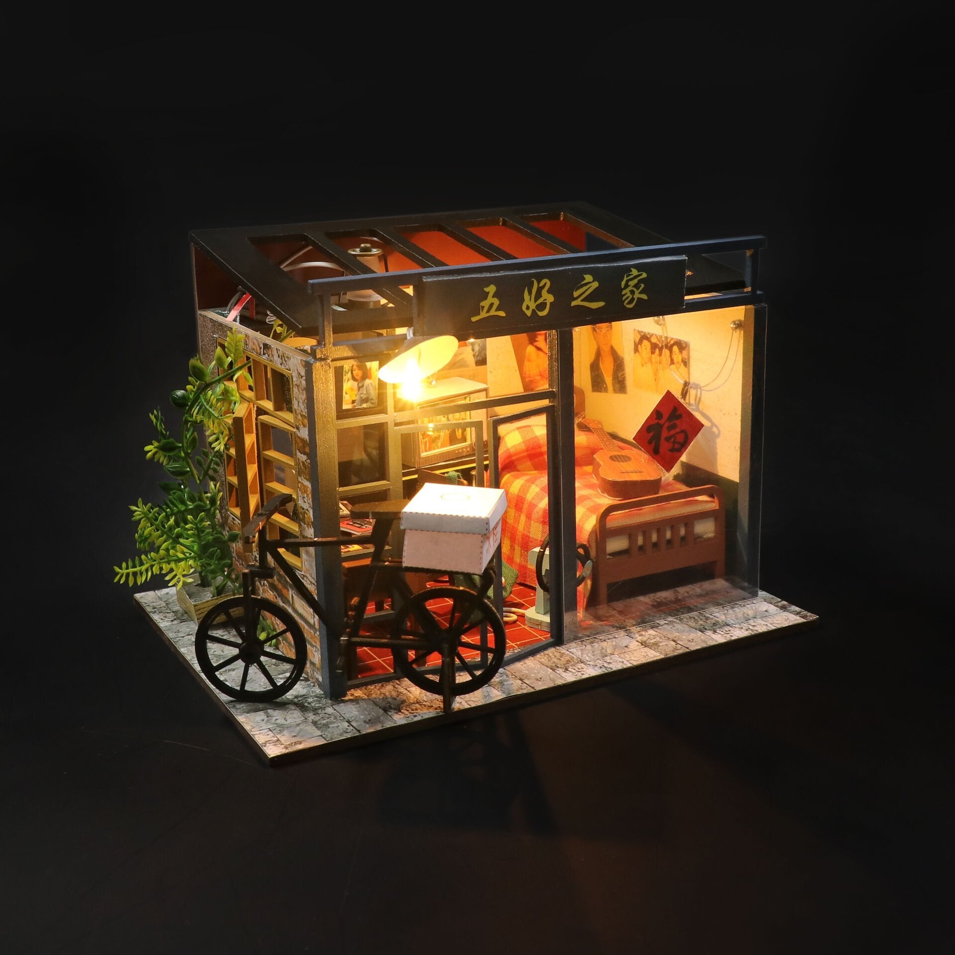 Uzakdoğu Gezgini dekoratif oyuncak seti – minyatür Doğu temalı ev dekorasyonu -5