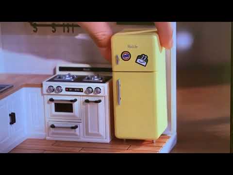 NoviHobby Keyifli Mutfak plastik minyatür seti — dolap, ocak ve buzdolabı ile detaylı mutfak görünümü -6